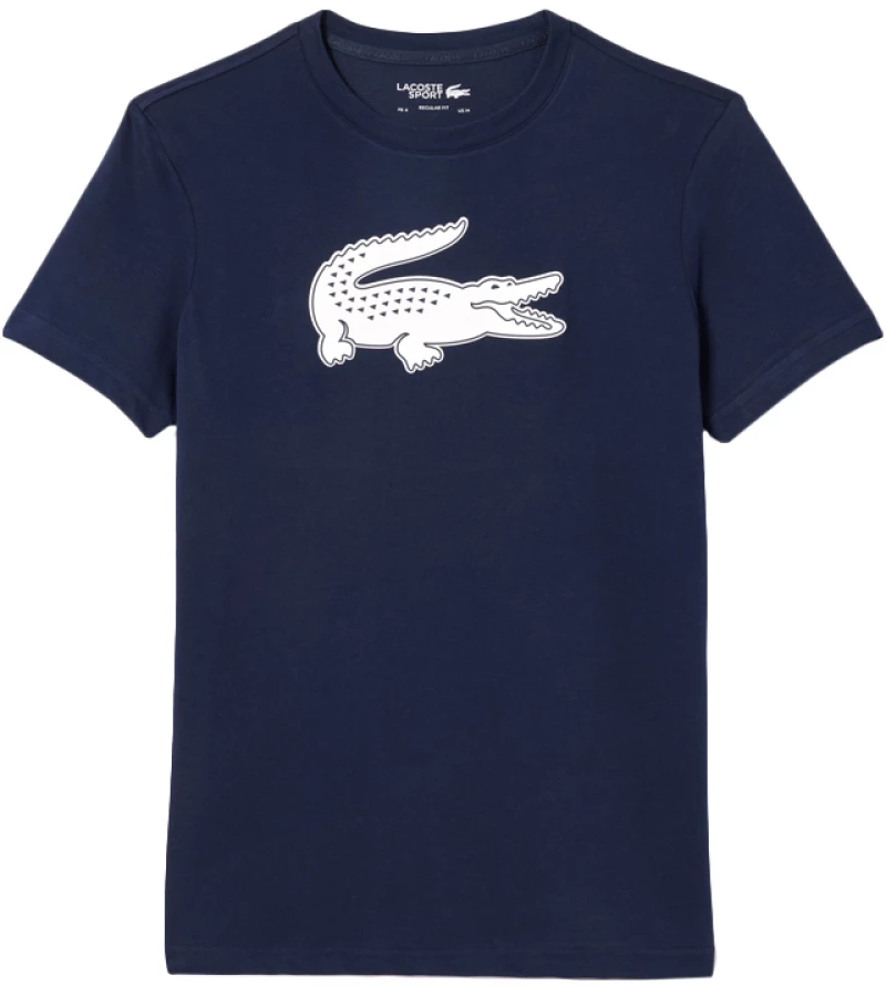 LACOSTE SPORT 3D PRINT T-SHIRT MEN LACOSTE ΛΕΥΚΟ- ΜΠΛΕ (TH2042-525)