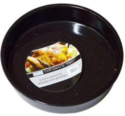 Sidirela Στρογγυλό Ταψί Εμαγιέ First 32R - Oven Pan