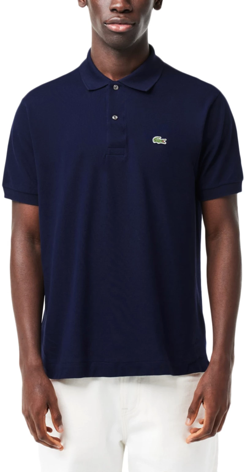 LACOSTE ORIGINAL REGULAR FIT POLO T-SHIRT MEN LACOSTE ΜΠΛΕ (L1212-166)