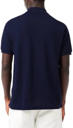 LACOSTE ORIGINAL REGULAR FIT POLO T-SHIRT MEN LACOSTE ΜΠΛΕ (L1212-166)