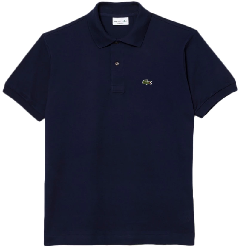 LACOSTE ORIGINAL REGULAR FIT POLO T-SHIRT MEN LACOSTE ΜΠΛΕ (L1212-166)