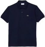 LACOSTE ORIGINAL REGULAR FIT POLO T-SHIRT MEN LACOSTE ΜΠΛΕ (L1212-166)