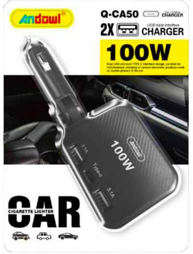 Andowl Φορτιστής αυτοκινήτου QCA50 - Car charger