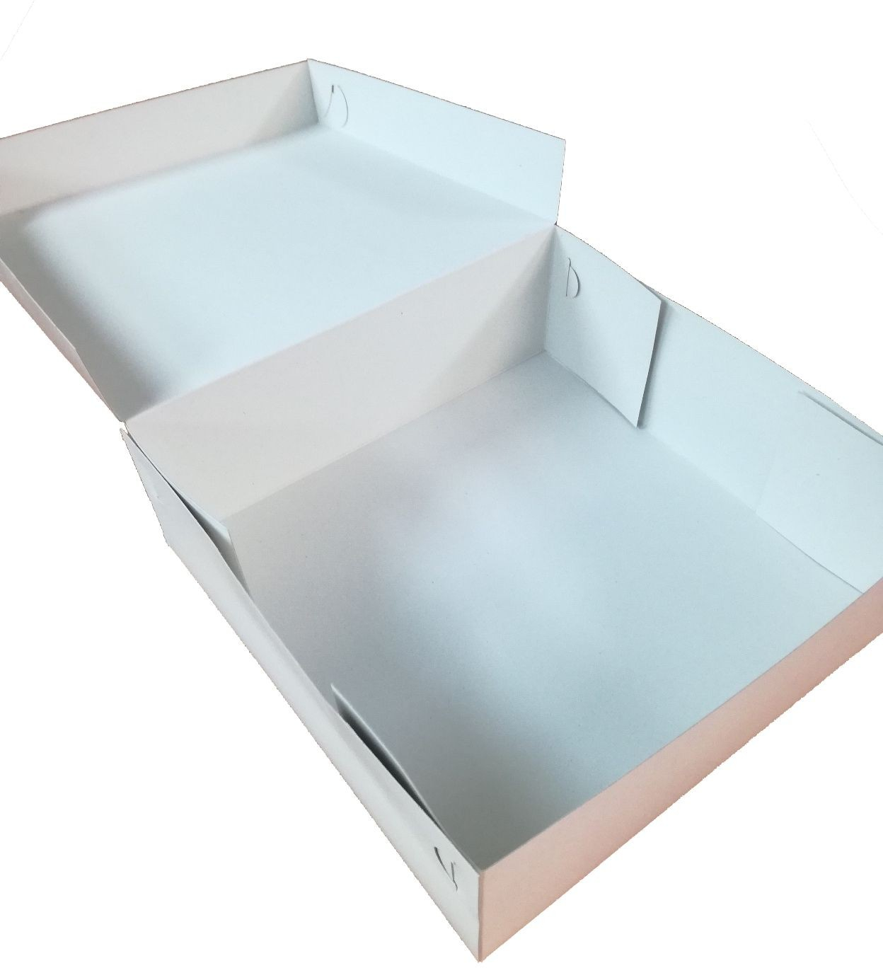 Κουτί τούρτας λευκό ζαχαροπλαστείου (30x40x10)