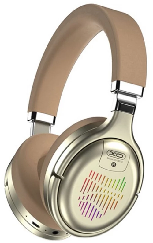 Headphones Bluetooth HF XO B18 gold