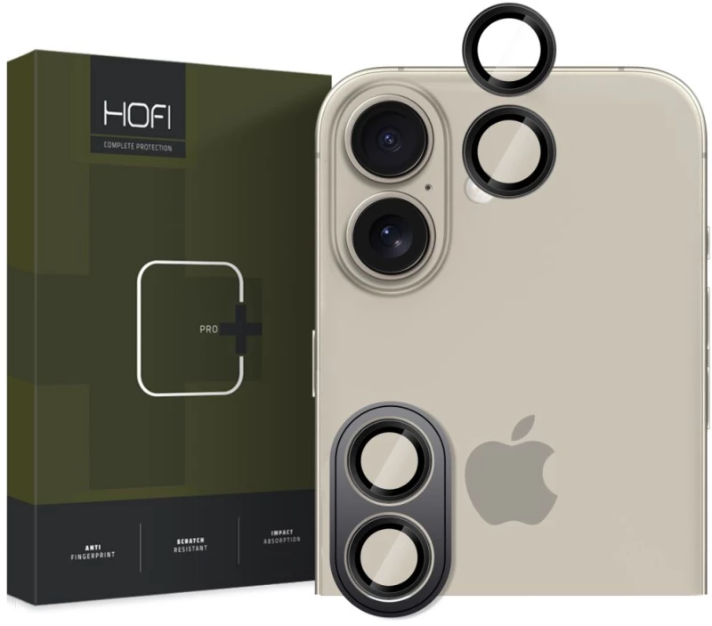 HOFI CAMRING PRO+ Τζαμάκι για IPHONE IPHONE 16 / 16 PLUS BLACK