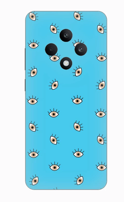 Eyes in Blue  Silicone Case θήκη για OPPO Reno 12F 5G