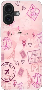 Travel To My Love Θήκη για iPhone 16 Plus