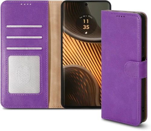 Magnet Book Case with Stand θήκη για Xiaomi Redmi Note 14 Pro 4G purple
