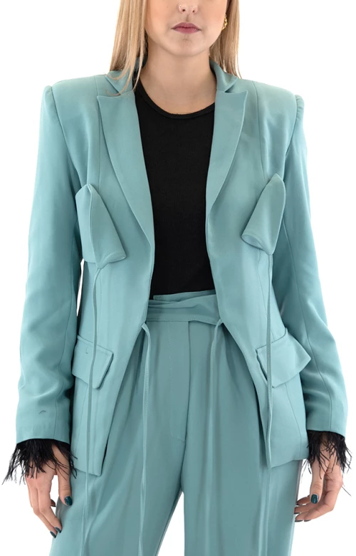 STUDIO 83 AMINA BLAZER WOMEN STUDIO 83 ΠΡΑΣΙΝΟ (D134-PISTACHIO)