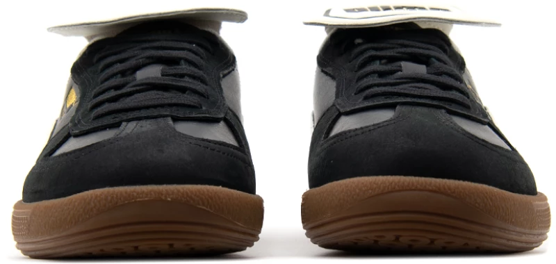 PUMA PALERMO PREMIUM LEATHER SNEAKERS UNISEX PUMA ΛΕΥΚΟ- ΜΑΥΡΟ (401744-02)
