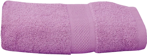 Πετσέτα Μπάνιου Μονόχρωμη Πενιέ 600gr/m2 70x140εκ Ροζ Luxor Viopros