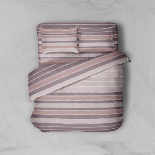 Παπλωματοθήκη Υπέρδιπλη Βαμβακερή 220x240εκ Με Μαξιλαροθήκες Fresh Cotton Άντριαν Σάπιο Μήλο Viopros