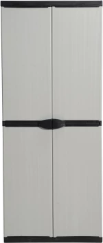 Ντουλάπα Με Χώρισμα Mongardi Γκρι  68x39,5x168υψ 16421