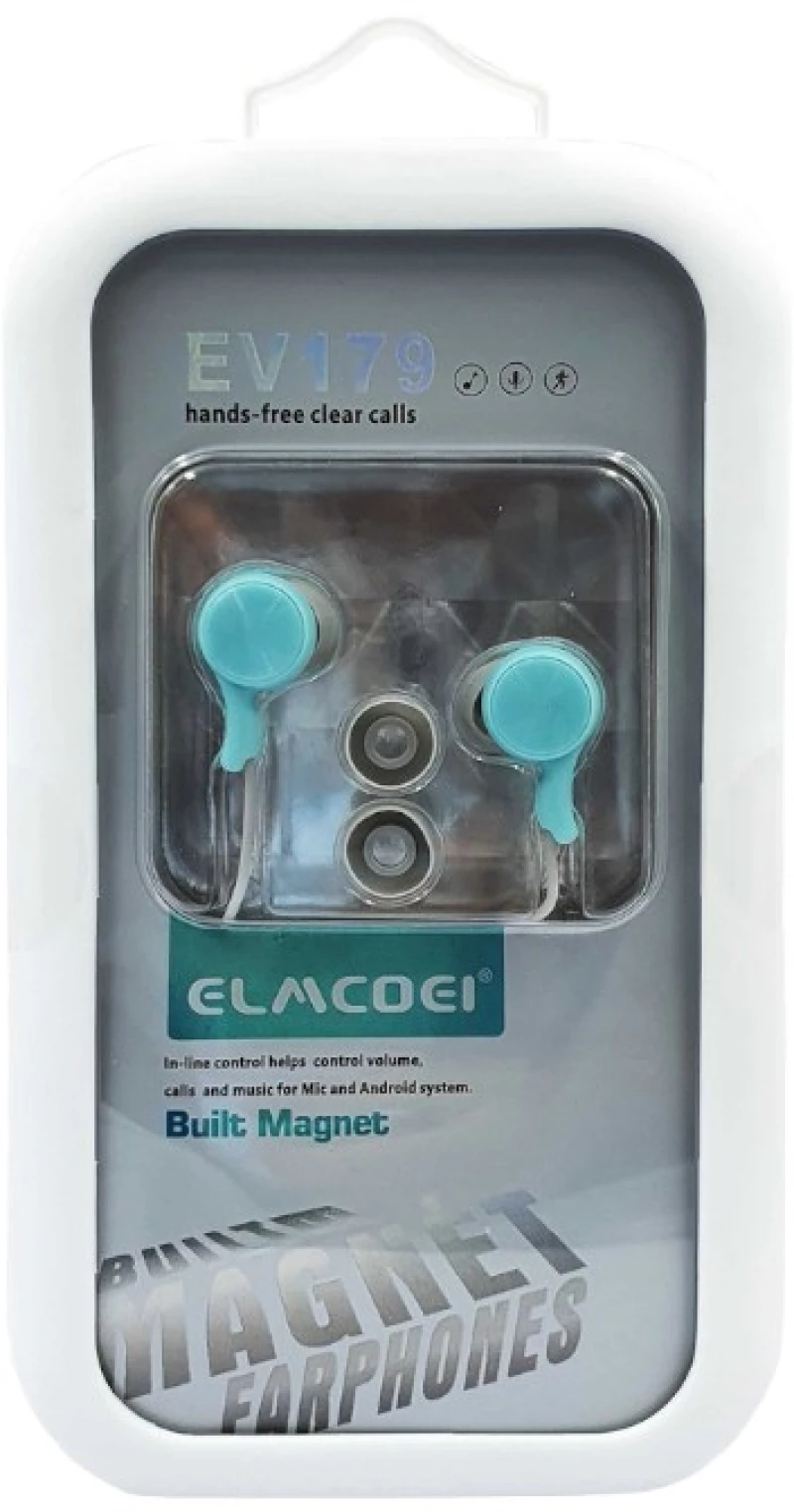 Ενσύρματα ακουστικά - EV-179 - 158145 - Light Blue