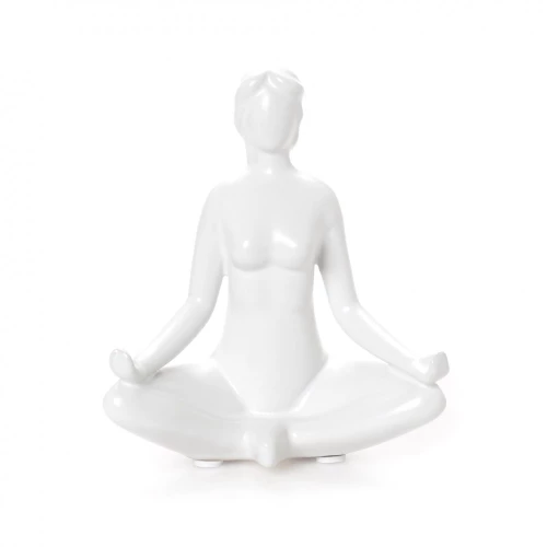 HFA Φιγούρα Mignon Γυναίκα Yoga Lotus White 13cm