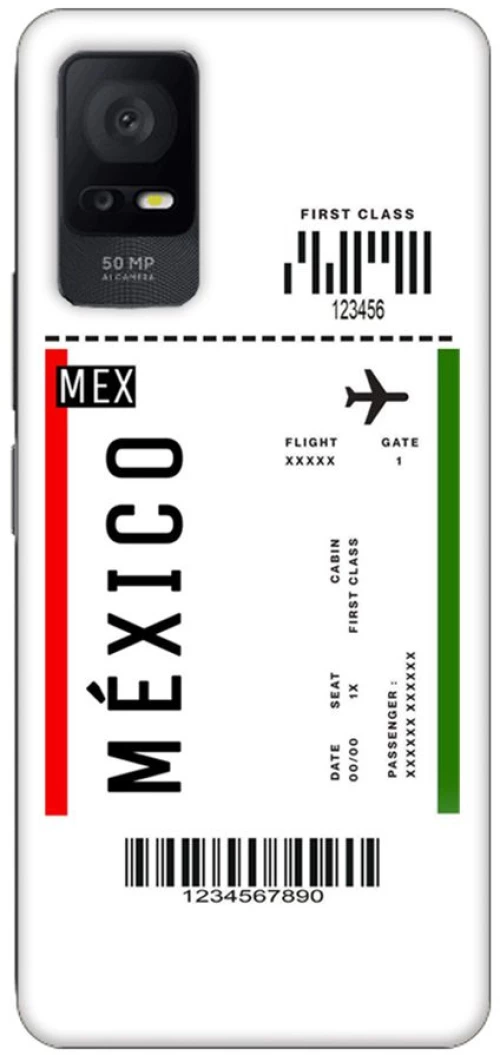 Travel To Mexico  Silicone Διάφανη θήκη για TCL 405