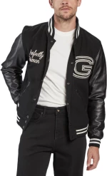 GABBA TREVAR SEC COLLEGE BOMBER JACKET MEN GABBA ΕΚΡΟΥ- ΜΑΥΡΟ (10734-9999)