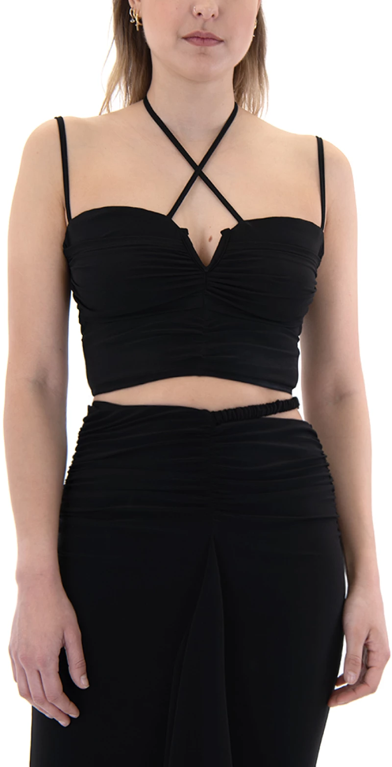 ZOYA SPAGHETTI STRAP BUSTIER WOMEN ZOYA ΜΑΥΡΟ (145-608-333-BLACK)