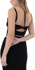 ZOYA SPAGHETTI STRAP BUSTIER WOMEN ZOYA ΜΑΥΡΟ (145-608-333-BLACK)