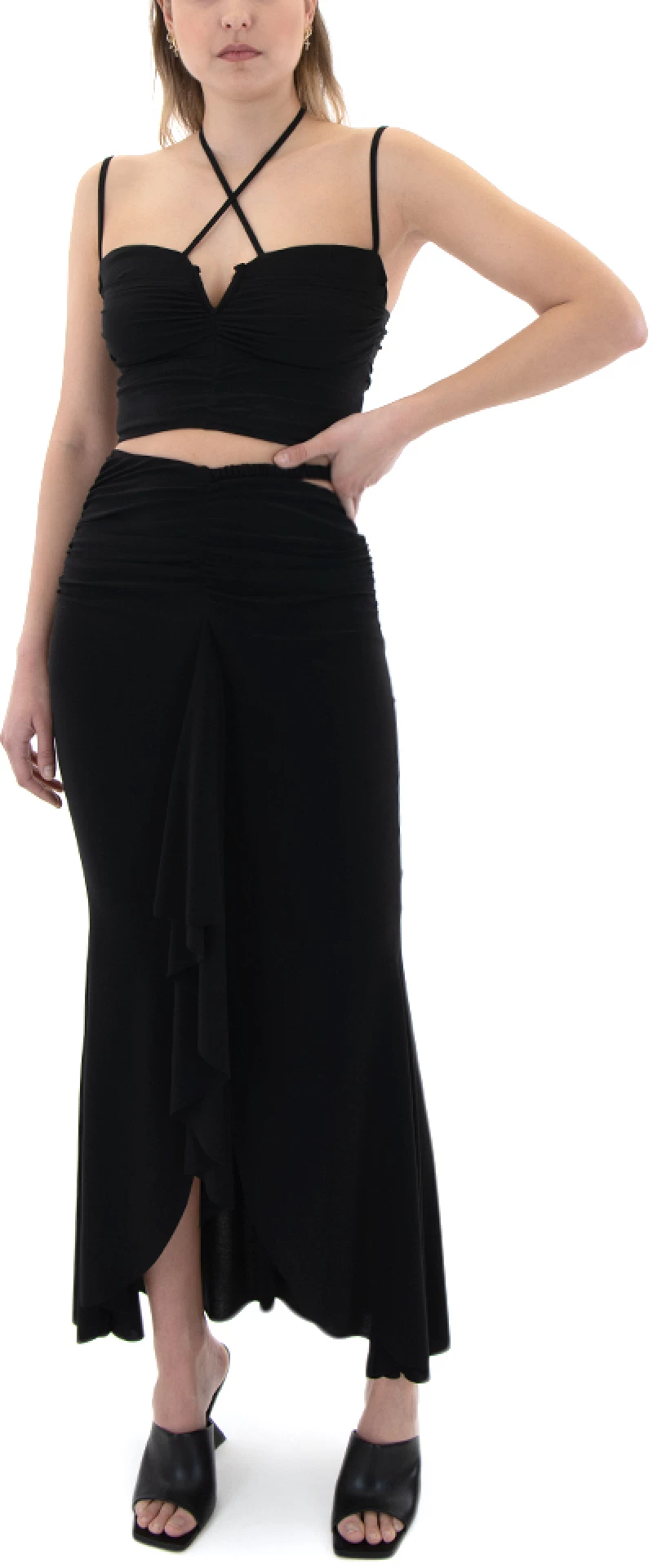 ZOYA SPAGHETTI STRAP BUSTIER WOMEN ZOYA ΜΑΥΡΟ (145-608-333-BLACK)
