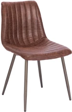 STRIPES ΚΑΡΕΚΛΑ ΚΑΦΕ GUNMETAL 48x56x80