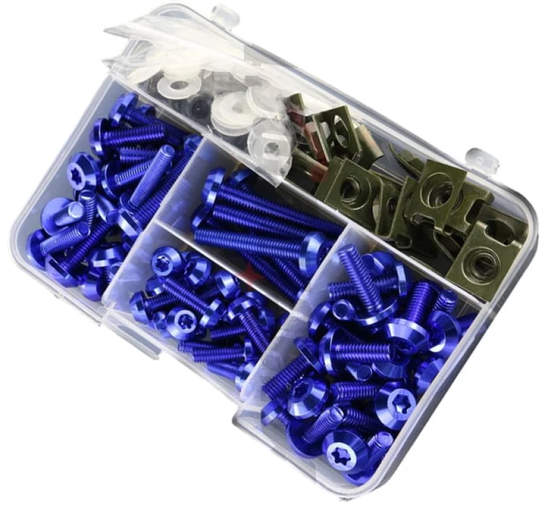 Σετ βίδες μπλε - Fairing Screws Kit