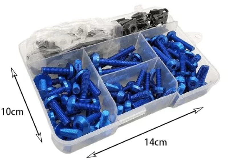 Σετ βίδες μπλε - Fairing Screws Kit