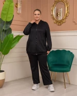 REBECCA γυναίκεια φούτερ ζακέτα με κουκούλα bigsize 2% ελασταν, 98% βαμβάκι