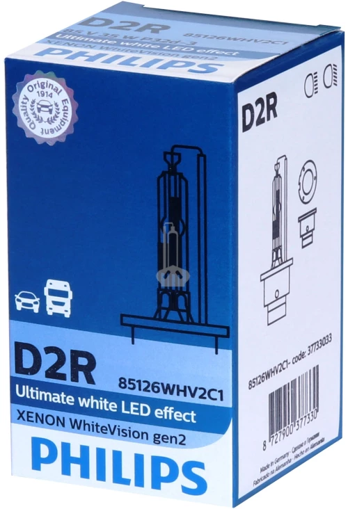 Philips d2r Xenon White Vision GEN2 85126WHV2C1