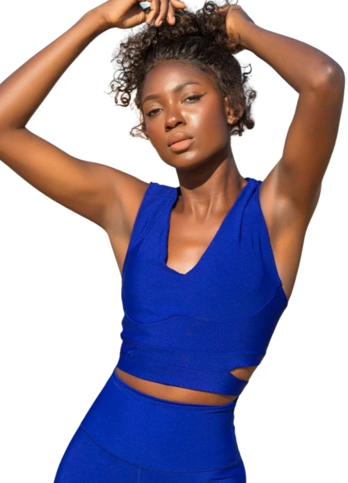 Thick Sport Bra Lismina 167 Blue