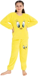 Παιδική Πιτζάμα Fleece R2718 - ΚΙΤΡΙΝΟ