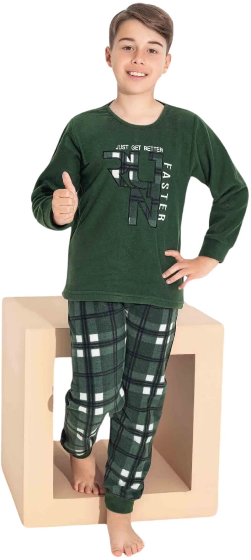 Παιδική Πιτζάμα Για Αγόρι Fleece W3701 - ΚΥΠΑΡΙΣΣΙ