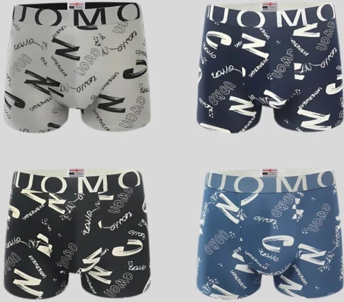 Boxer Ανδρικά 4Pack W9006 - ΠΟΛΥΧΡΩΜΟ
