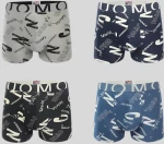 Boxer Ανδρικά 4Pack W9006 - ΠΟΛΥΧΡΩΜΟ