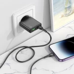 HOCO N38 DELGADO ΦΟΡΤΙΣΤΗΣ PD20W  ΜΕ ΚΑΛΩΔΙΟ PD ΣΕ LIGHTNING  2 ΘΥΡΕΣ  ΜΑΥΡΟΣ