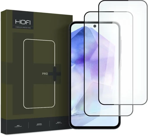 Hofi Glass Pro+ Black-Samsung Galaxy A35 5G/A55 5G (2-Pack)