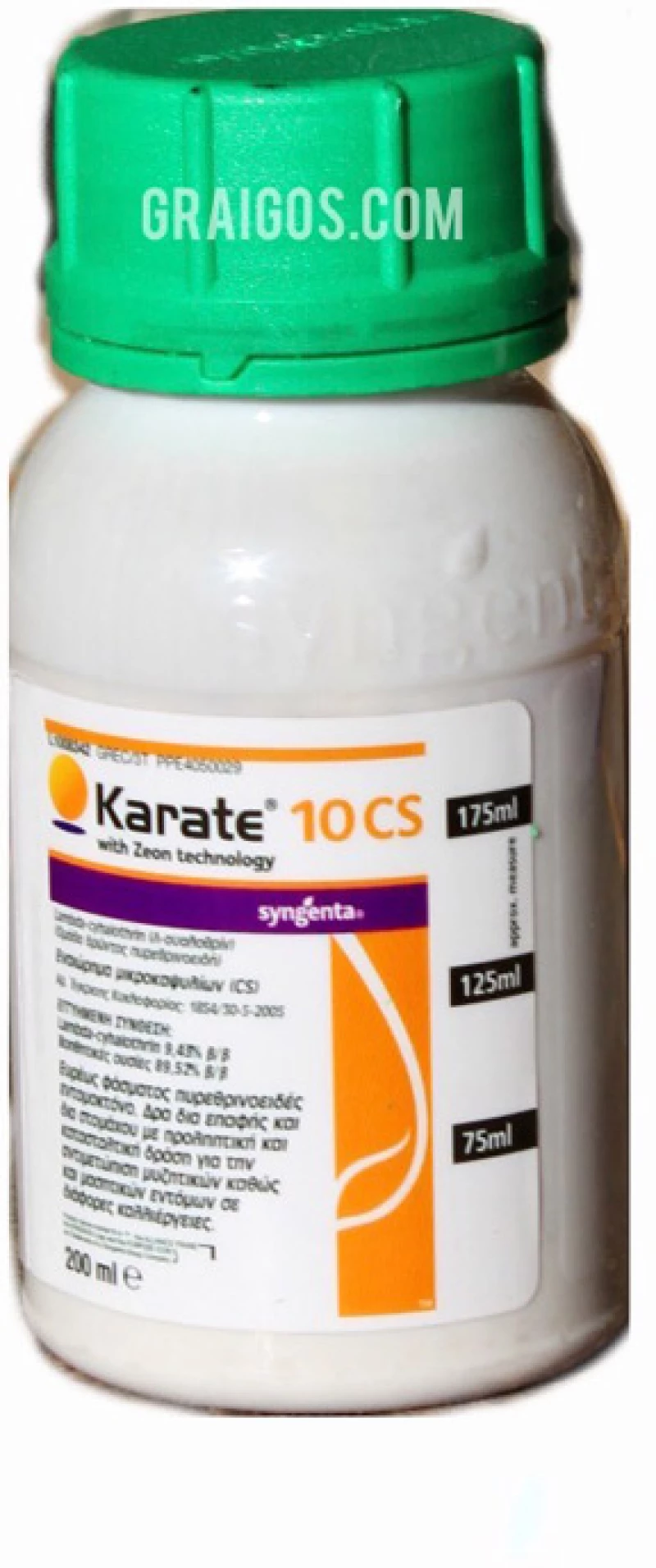 Karate Zeon 10 CS 200mL - Πυρεθρινοειδές εντομοκτόνο επαφής και στομάχου