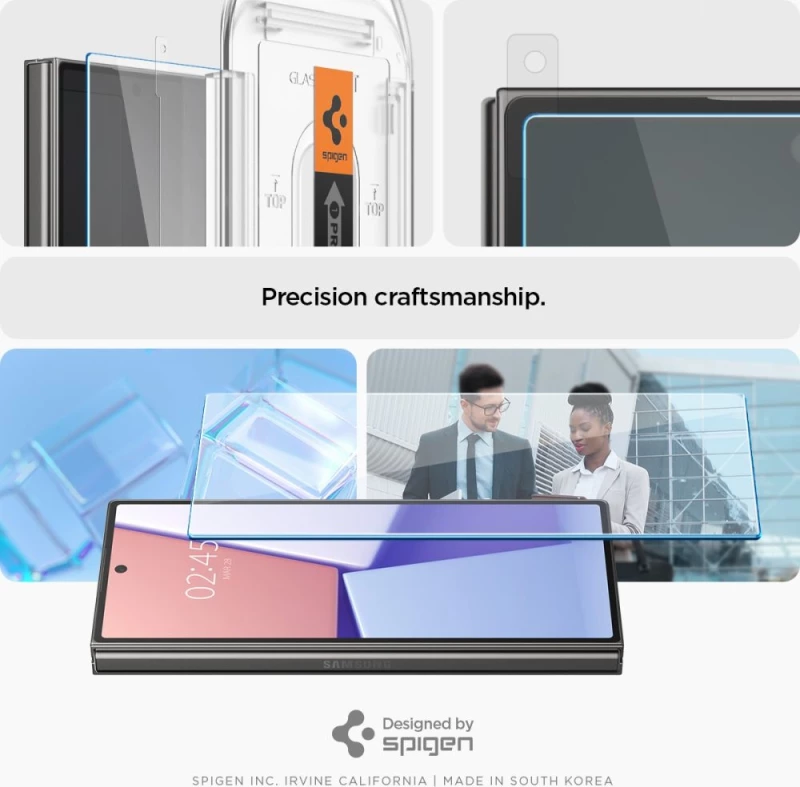 Spigen EZ Fit GLAS.tR Slim 2PCS Clear-Samsung Galaxy Z Fold 6 (AGL07969)