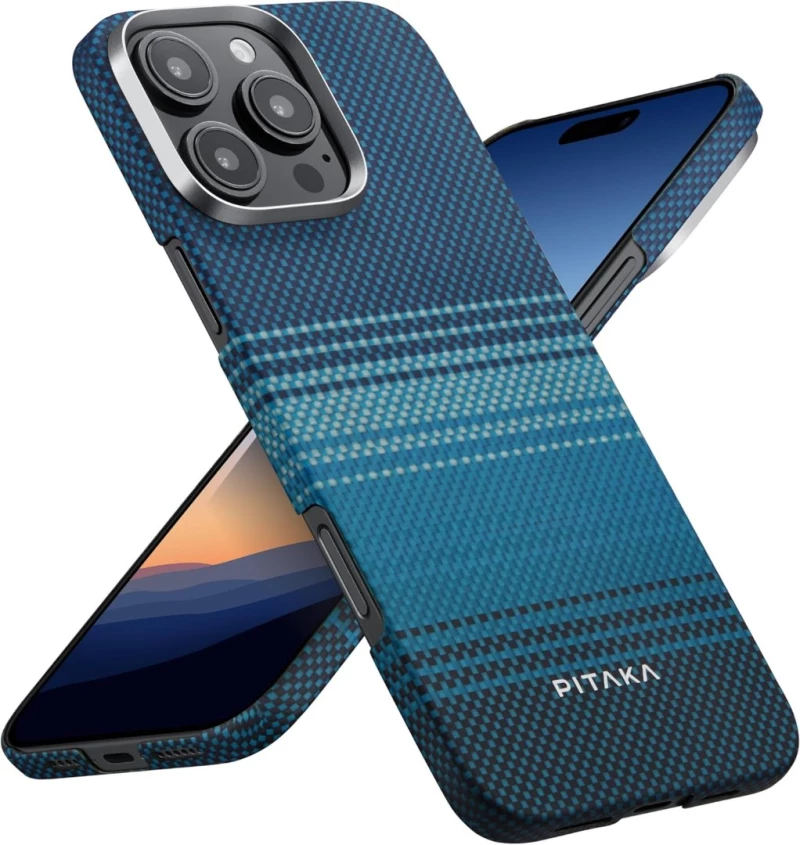 Pitaka Tactile Woven Case Moonrise -  iPhone 16 Pro Max (KI1601MOM)