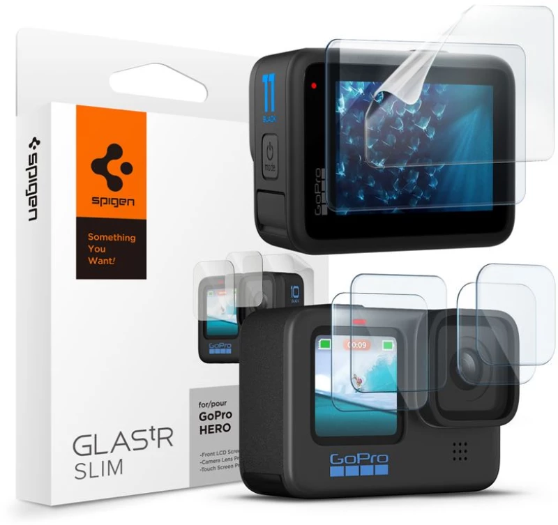 Spigen Glass tR SLIM Multi Pack F2P/L2P - GoPro Hero 4K (AGL09190)
