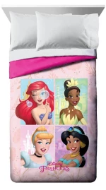 Πάπλωμα Disney Home Princess 46 160X240 Coral 100% Microfiber - -