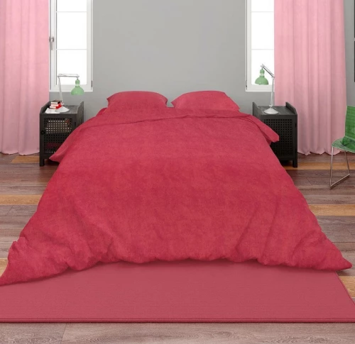 Σετ Σεντόνια Υπέρδιπλα (220x240) Shadow 23 Red Dimcol