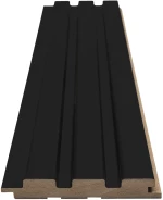 MDF PANEL ΜΕ 3D ΠΗΧΑΚΙΑ 505090 BEAT ST 16/119/2750mm BLACK New Plan