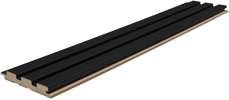 MDF PANEL ΜΕ 3D ΠΗΧΑΚΙΑ 505090 BEAT ST 16/119/2750mm BLACK New Plan