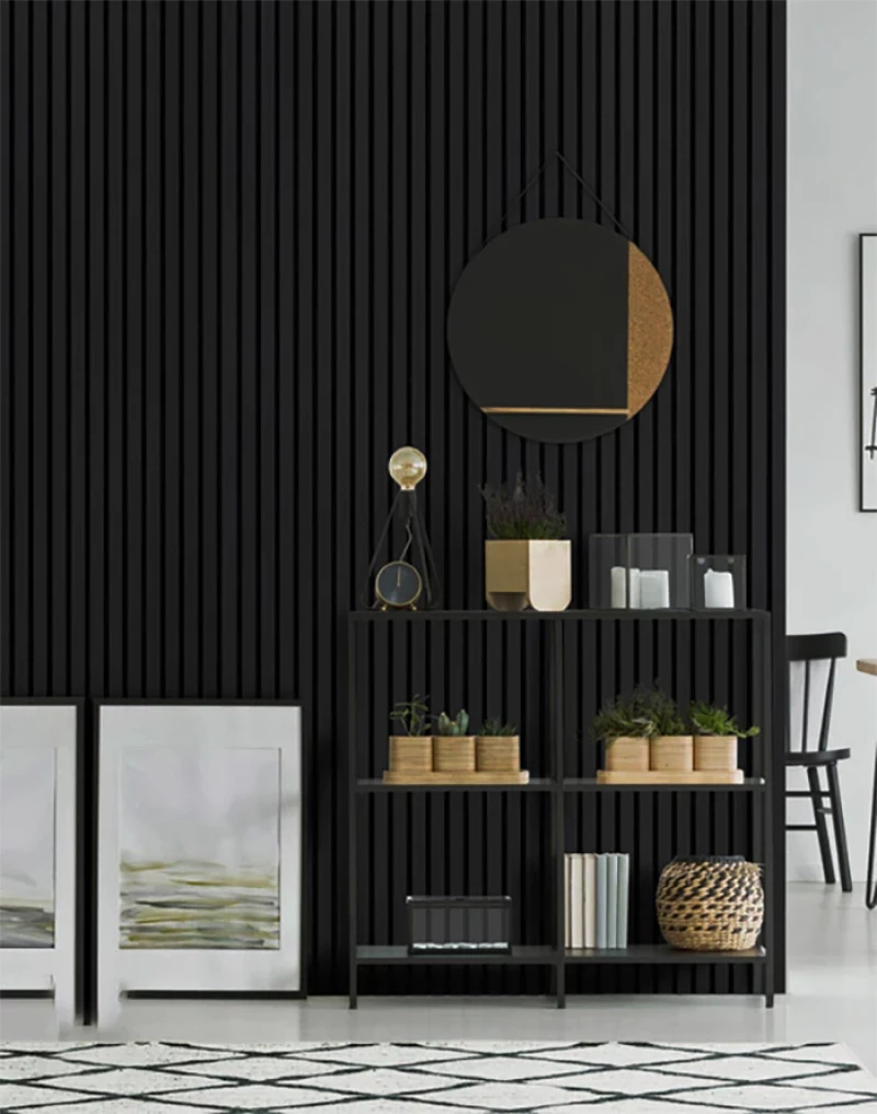 MDF PANEL ΜΕ 3D ΠΗΧΑΚΙΑ 505090 BEAT ST 16/119/2750mm BLACK New Plan