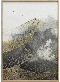 ΚΑΜΒΑΣ σε ΚΑΔΡΟ 50x70cm MOUNTAIN RANGE XCC237825 - ORIANA FERELLI®