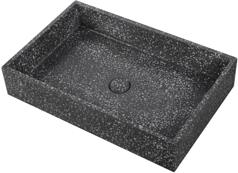 Νιπτήρας επικαθήμενος με βαλβίδα DION Volcano CS-0069 KARAG 60x39x12cm