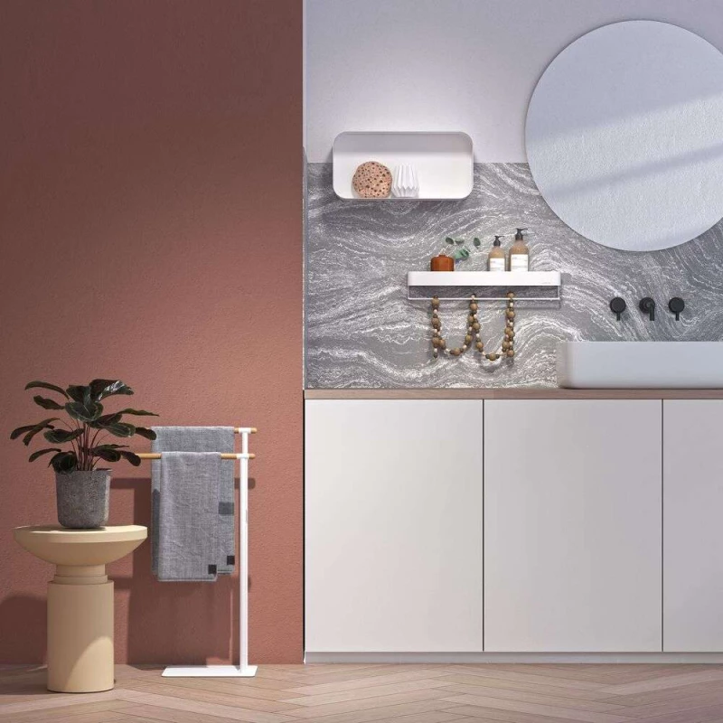 Brix white κρεμάστρα επιδαπέδια Sealskin