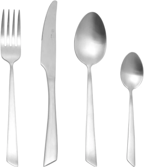 ESTIA ΣΕΤ ΜΑΧΑΙΡΟΠΙΡΟΥΝΑ EDGE SILVER ΑΝΟΞΕΙΔΩΤΟ ΑΤΣΑΛΙ 18/0 MAT 24 ΤΕΜ.